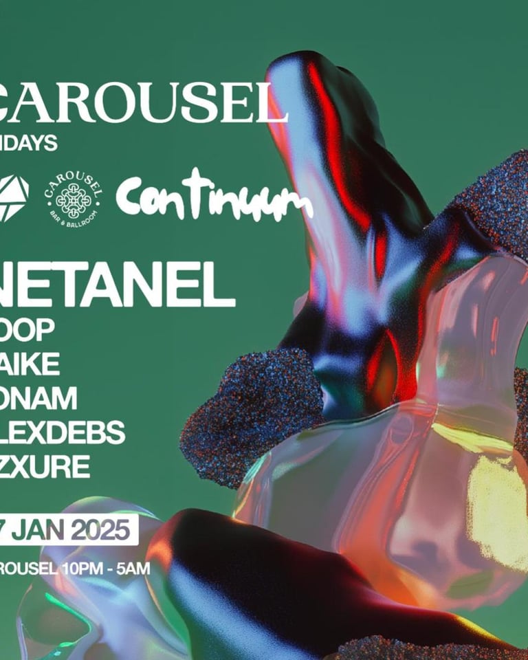 Carousel Fridays x Continuum - NETANEL - Friday January 17th